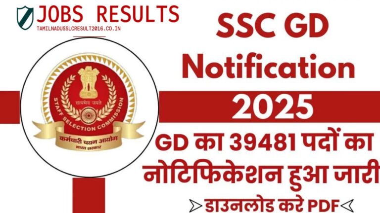 SSC GD constable Recruitment 2025