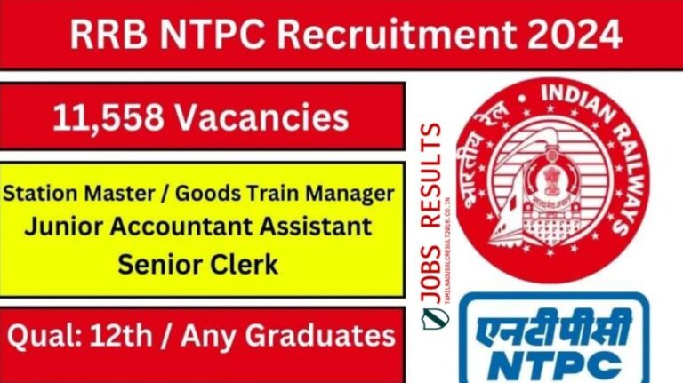 RRB NTPC Recruitment 2024